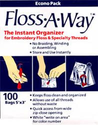Floss Away bags 100 count