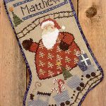 Santa Train Stocking