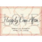 Happily Ever After Wedding Record Mini Counted Cross Stitch