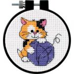 Cute Kitty Counted Cross Stitch Kit