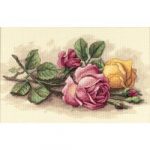 Rose Cuttings Counted Cross Stitch Kit