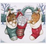 Cozy Kittens Counted Cross Stitch Kit