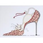 Leopard Shoe Counted Cross Stitch Kit