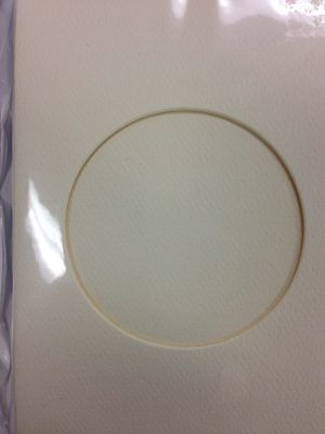Small Needlework Cards. Round Opening