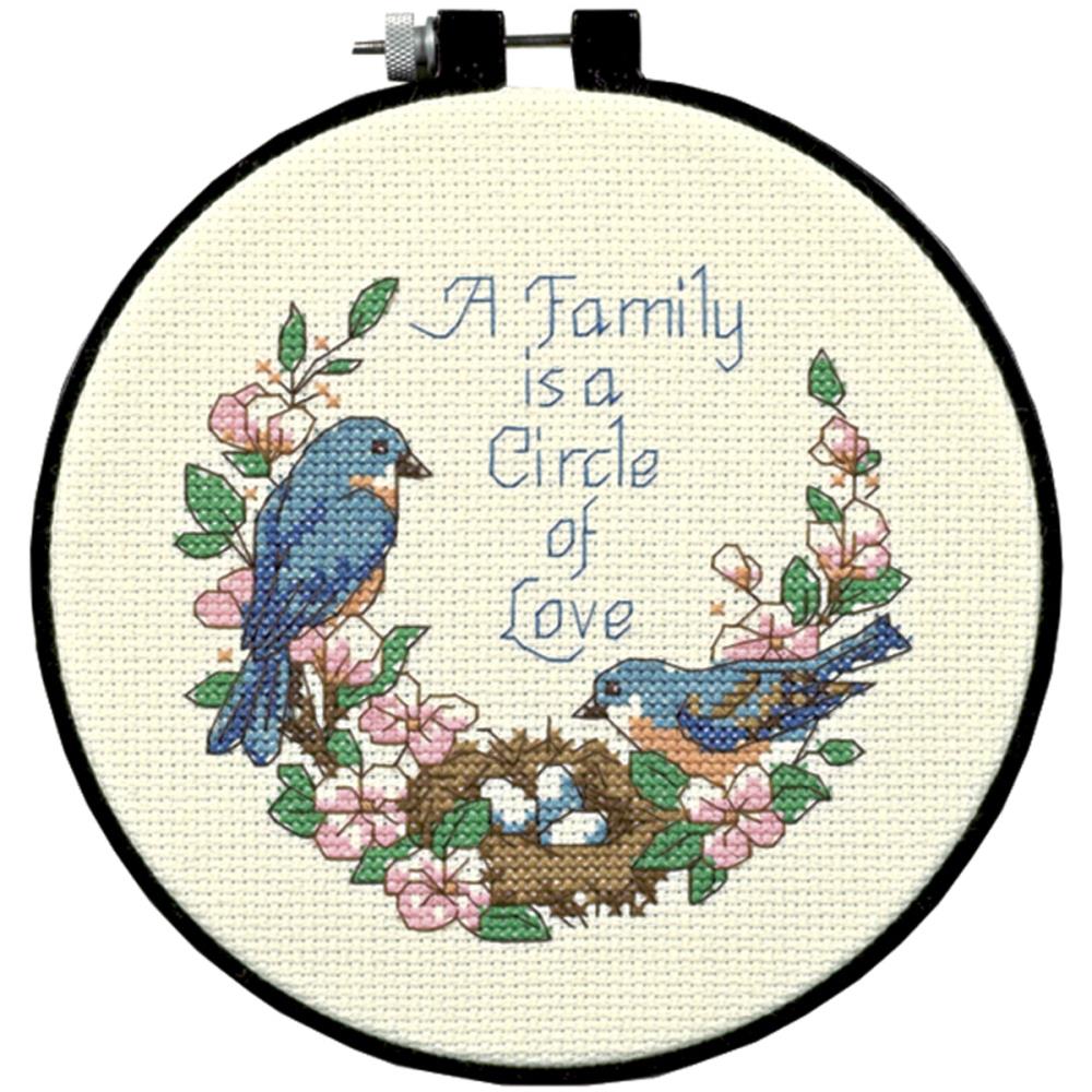 Family Love Counted Cross Stitch Kit – Stitch 'N Frame