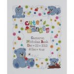 Cute & Cuddly Bear Birth Record Counted Cross Stitch Kit