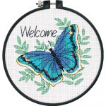 Welcome Butterfly Counted Cross Stitch Kit