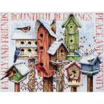 Winter Housing Counted Cross Stitch Kit