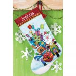 Santa's Sidecar Stocking Counted Cross Stitch Kit