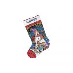 Cute Carolers Stocking Counted Cross Stitch Kit