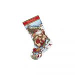Gold Collection Santa's Journey Stocking Counted Cross Stitch