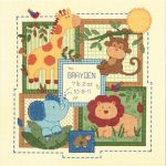 Baby Hugs Savannah Birth Record Counted Cross Stitch Kit