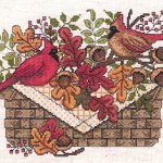 Autumn Cardinals