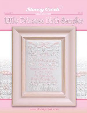 Little Princess Birth Sampler