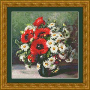 Poppies And Daisies
