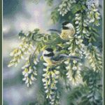 Springtime Jewels Chickadees