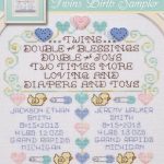 Twins Birth Sampler