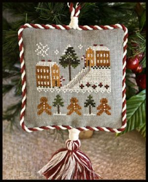 2011 Ornament 4-Gingerbread Village