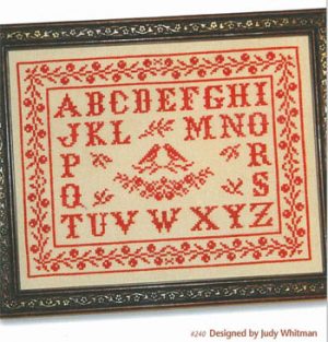 Birds & Berries Antique Alphabet