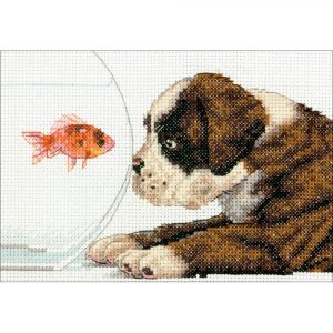Dog Bowl Counted Cross Stitch Kit