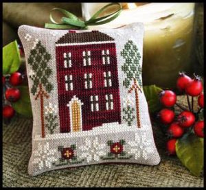 Red House In Winter