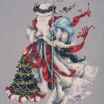 Winter White Santa (w/charm)