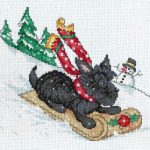 Sledding Scottie