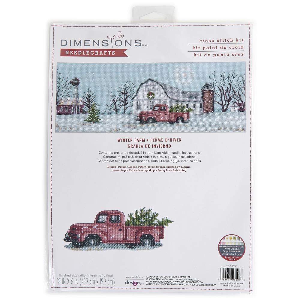 Winter Farm Stitch ‘N Frame