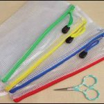 4" x 9" Mesh Zipper Storage Bag