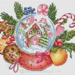 Gingerbread House Snowball