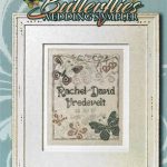 Butterflies Wedding Sampler