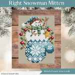 Right Snowman Mitten