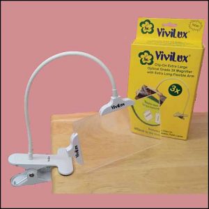 Clip On 3X Magnifier 4"x6"