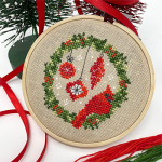 Cardinal Wreath