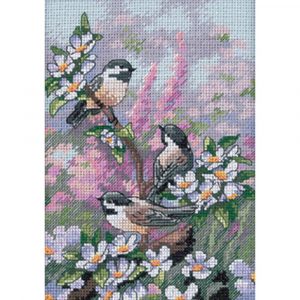 Chickadees In Spring