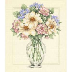 Flowers In Tall Vase