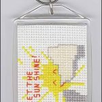 Rectangular Keychain, Floss Tag, or Ornament Tag