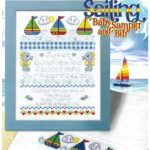 Sailing Baby Sampler And Bib