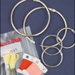 2" Split Rings, Pack of 6 for Floss Organizers